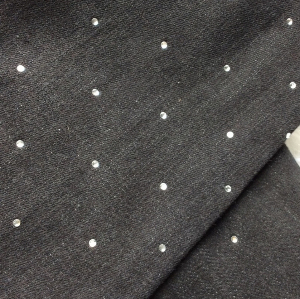 NWT Express High Rise Rhinestone Denim Legging 18 R - Picture 2 of 3
